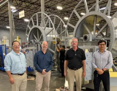 HEMCO and Reel Power Marine & Energy leadership team, including Jeff Girard, Curtis Bollinger, Michael Spence, and Guillermo Calderon
